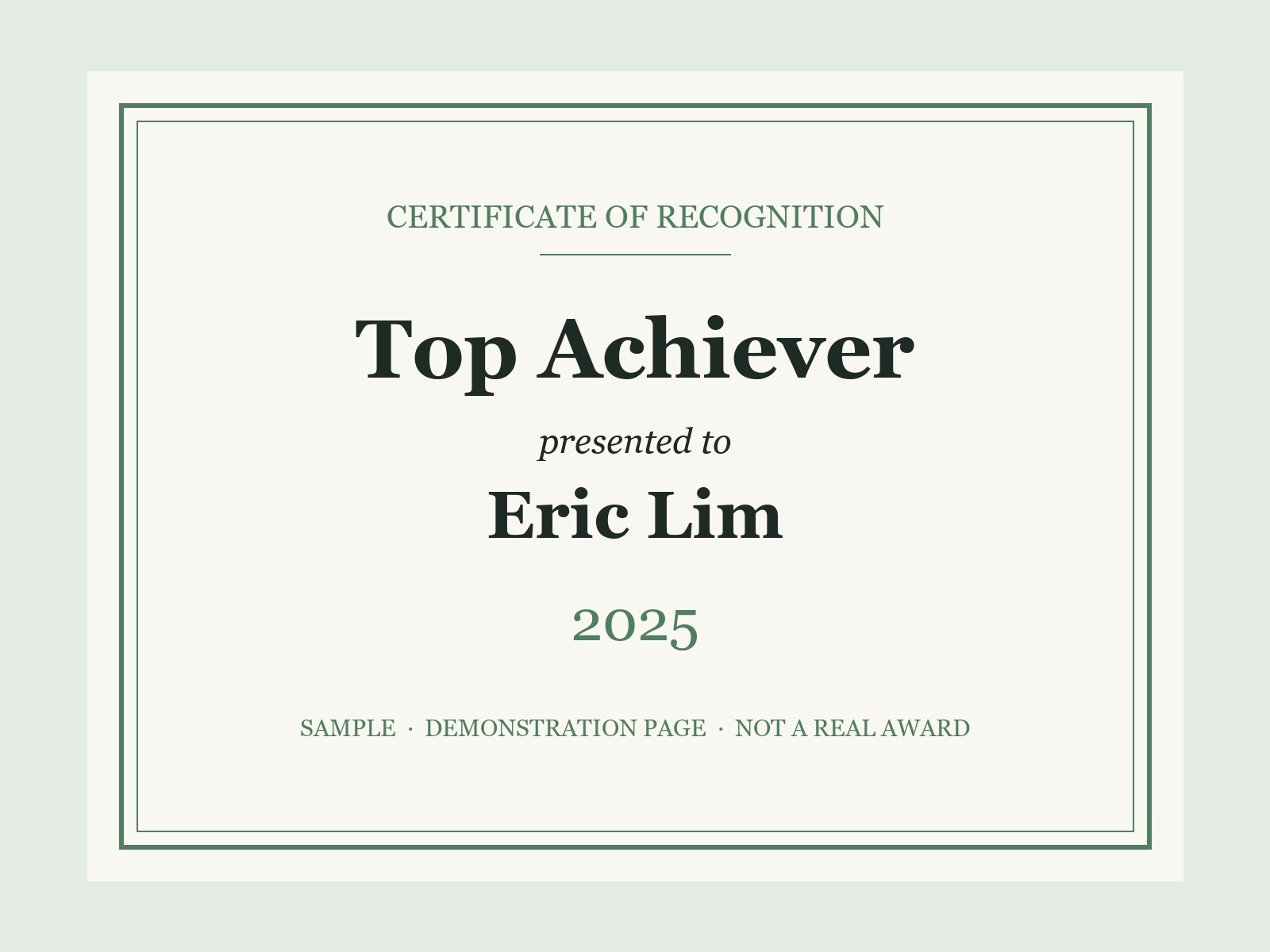 Top Achiever